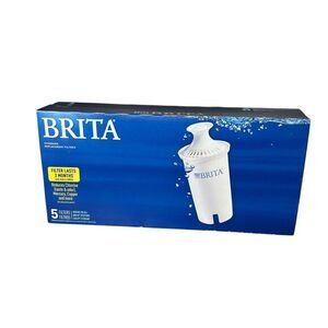 Brita Replacement Water Filters For ALL Brita‎ Pour-Through Pitchers -5 Pack New